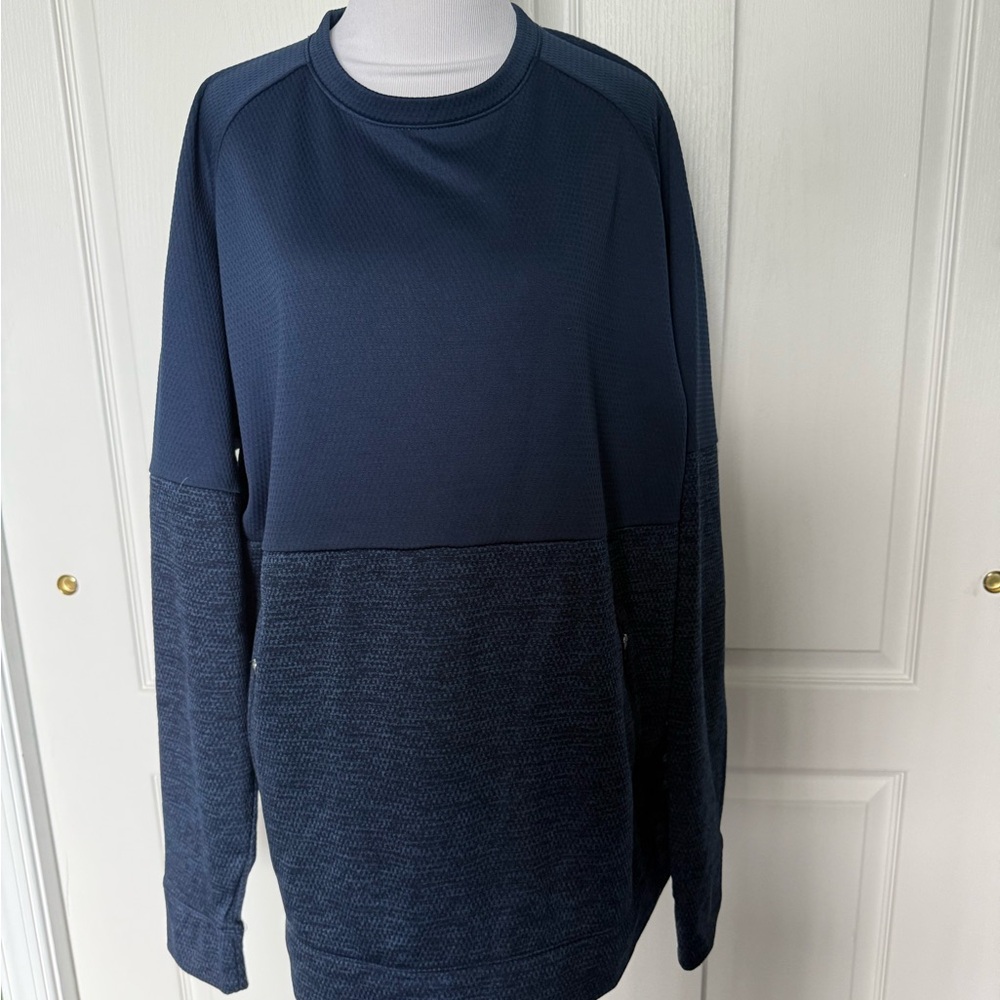 Reebok Men's Dark Blue Crewneck Sweater